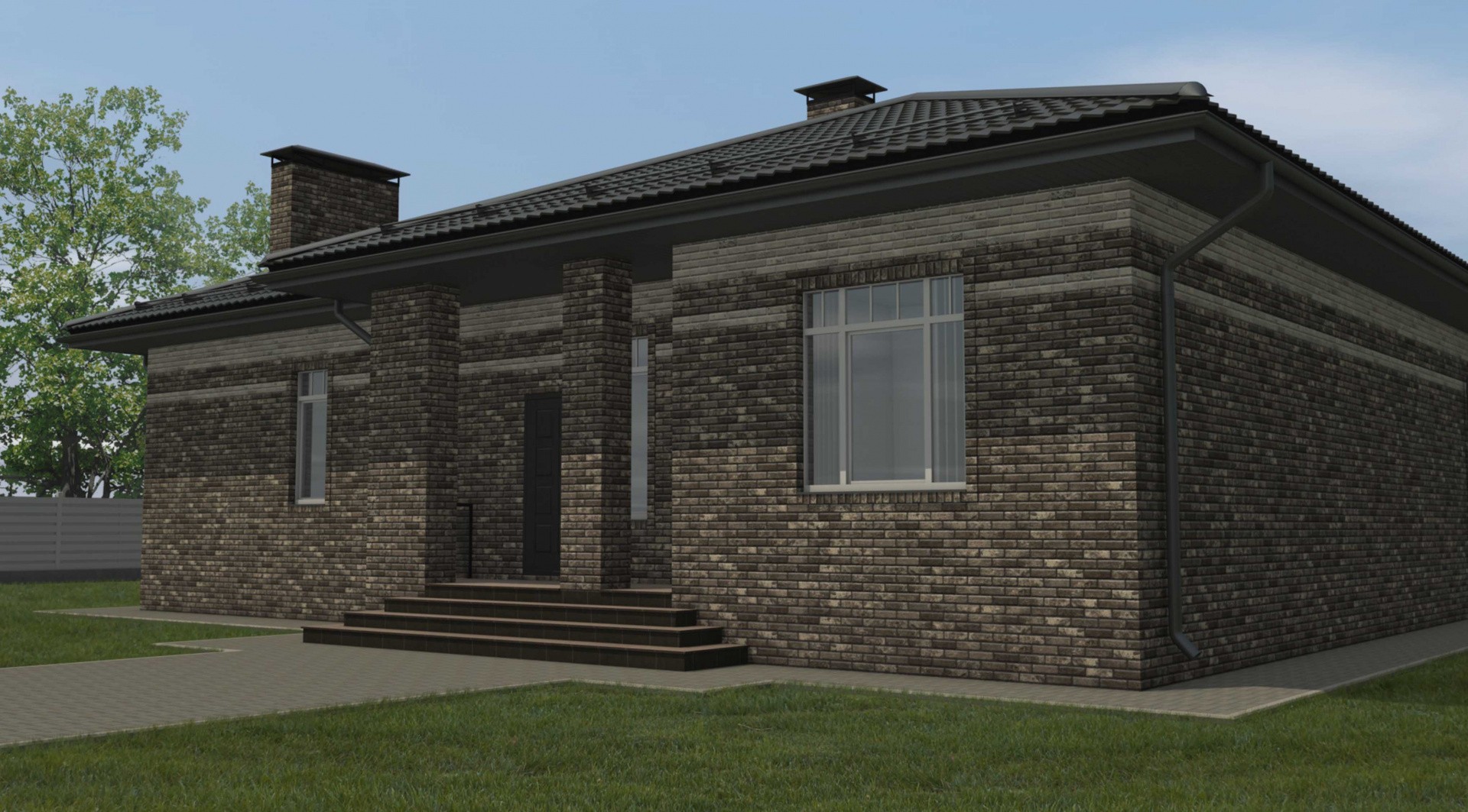 п. Английский Рожок (2 дома)