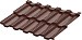 Модульная металлическая черепица Гётеборг, 1205х765 (00000047751)