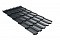 Профиль волновой Квинта плюс Grand Line c 3D резом 0,5 GreenCoat Pural BT, matt RR2H3 (RAL 7016 антрацитово-серый)