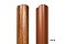 Штакетник М-образный А фигурный 0,45 Print Twincolor Honey Wood