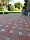 Тротуарная клинкерная брусчатка Vandersanden Zittau красная пестрая, 200*100*52 мм