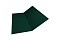 Планка ендовы нижней 300х300 0,5 Satin с пленкой RAL 6005 зеленый мох