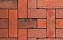 Клинкерная брусчатка ABC Carbo (rot-bunt-Kohlebrand), 240х118х52 мм