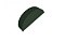 Заглушка торцевая GreenCoat Pural Matt RR 11 темно-зеленый (RAL 6020 хромовая зелень)