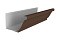 Желоб прямоугольный Vortex Lite Matt 130мм 3м RAL 8017 шоколад