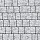 Тротуарная плитка Инсбрук Инн, 60 мм, белый, бассировка
