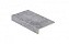 Клинкерная ступень прямоугольная Stroeher Keraplatte Roccia 840 grigio 294x175х52x10 мм