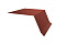 Планка капельник 100х55 0,5 Satin Мatt RAL 8004 терракота
