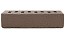 Кирпич клинкерный ЛСР Кельн коричневый винтаж с рваной фаской 250*85*65 мм