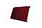 Вертикаль 0,2 gofr 0,5 Satin с пленкой RAL 3005 красное вино