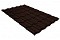Профиль волновой Кредо Grand Line 0,5 GreenCoat Pural BT RR 887 шоколадно-коричневый (RAL 8017 шоколад)
