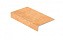 Клинкерная ступень прямоугольная Stroeher Keraplatte Roccia 834 giallo 294x175х52x10 мм