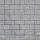 Тротуарная плитка Прямоугольник Лайн, 60 мм, серый, бассировка