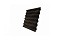Профнастил С21R Grand Line 0,5 GreenCoat Pural BT, matt RR 32 темно-коричневый (RAL 8019 серо-коричневый)