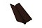 Планка ендовы верхней 115х30х115 0,5 Velur20 RAL 8017 шоколад