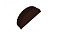 Заглушка малая торцевая GreenСoat Pural Matt RR 887 шоколадно-коричневый (RAL 8017 шоколад)