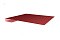 Планка завершающая 0,45 PE с пленкой RAL 3011 коричнево-красный