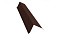 Планка торцевая 142х100 0,5 Satin Мatt RAL 8017 шоколад