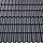 Цементно-песчаная черепица рядовая, Harzer Pfanne 7,  Star Matt, Шифер серый, Braas