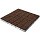 Тротуарная плитка Квадрат большой, 60 мм, коричневый, native