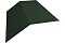 Планка конька плоского 190х190 0,5 GreenCoat Pural с пленкой RR 11 темно-зеленый (RAL 6020 хромовая зелень)