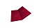 Планка ендовы нижней 300х300 0,4 PE с пленкой RAL 3003 рубиново-красный