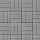 Тротуарная плитка Паркет, 60 мм, серый, гладкая