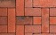 Клинкерная брусчатка ABC Carbo (rot-bunt-Kohlebrand), 240х118х52 мм