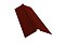 Планка конька плоского 115х30х115 0,5 GreenCoat Pural Matt RR 29 красный (RAL 3009 оксидно-красный)