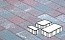 Плитка тротуарная Готика Natur FERRO, Новый Город, Сатурн, комплект 3 шт, толщина 60 мм