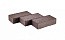 Тротуарная клинкерная брусчатка Vandersanden Ferarra коричневая, 200*100*52 мм
