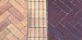 Тротуарная клинкерная брусчатка Muhr №10 Violettblau geflammt, 240*55*52 мм