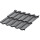 Модульная металлическая черепица Гётеборг XXL, 1205х865 (00000052300)