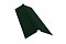 Планка конька плоского 115х30х115 0,5 GreenCoat Pural Matt RR 11 темно-зеленый (RAL 6020 хромовая зелень)