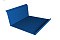 Планка примыкания нижняя 20х122х260х15 0,5 Satin с пленкой RAL 5005 сигнальный синий