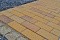 Тротуарная клинкерная брусчатка Vandersanden Plauen желтая, 200*100*52 мм