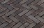 Клинкерная брусчатка ригельная Vandersanden Ancona Antica коричнево-черный, 204*76*50 мм